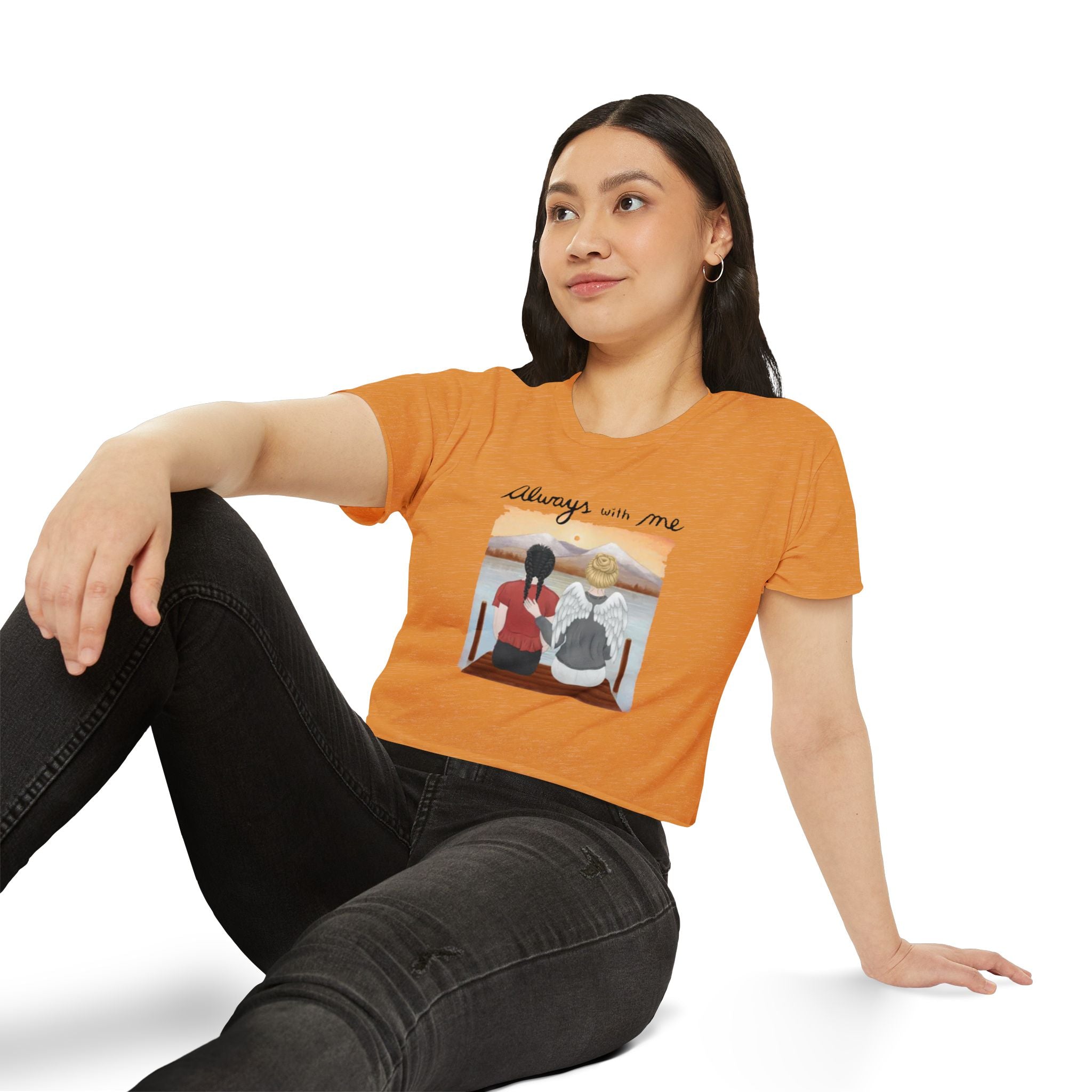 Always with me | Women's Festival Crop Top